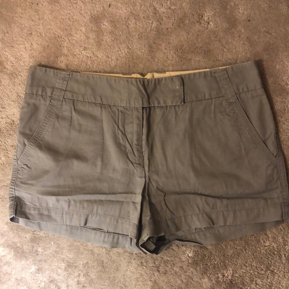 Classic jcrew chino gray shorts 3inch